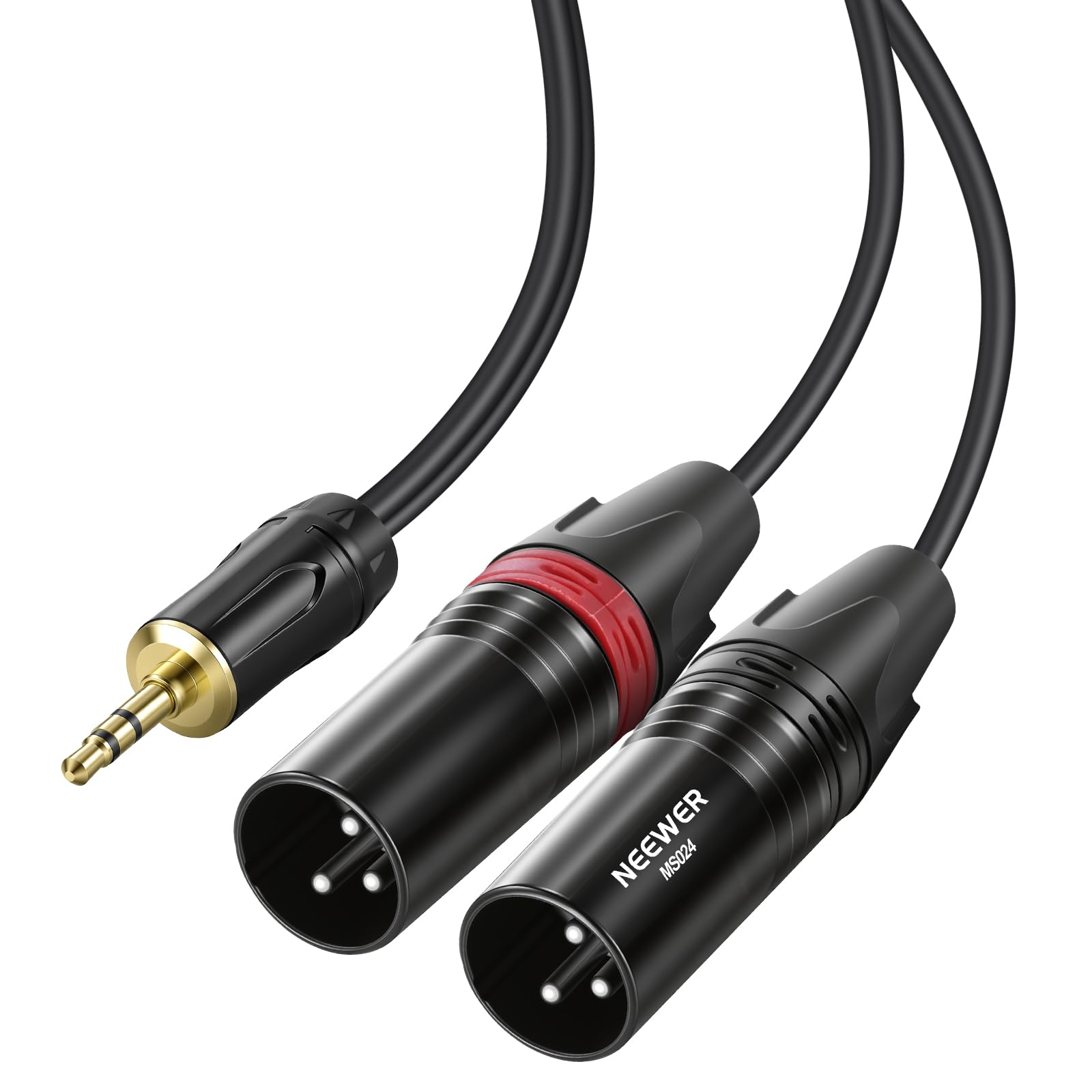 Amazon.co.jp: NEEWER 3.5mm 1/8インチ TRS AUX to デュアルXLR